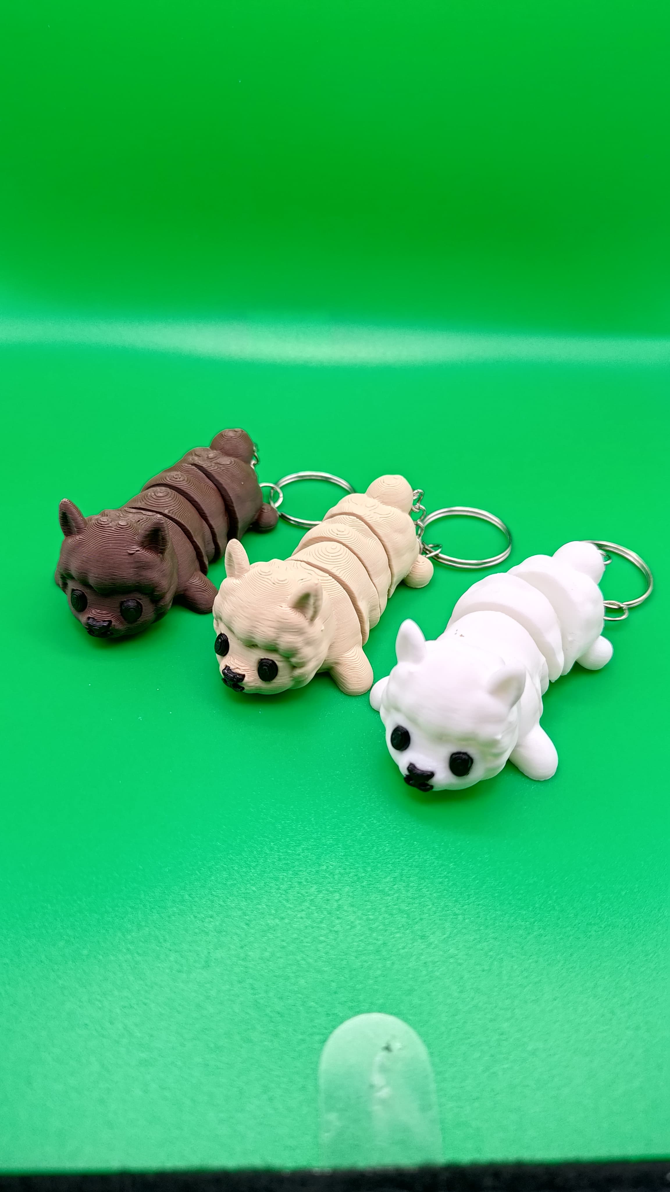 Flexi fidget keychain collection