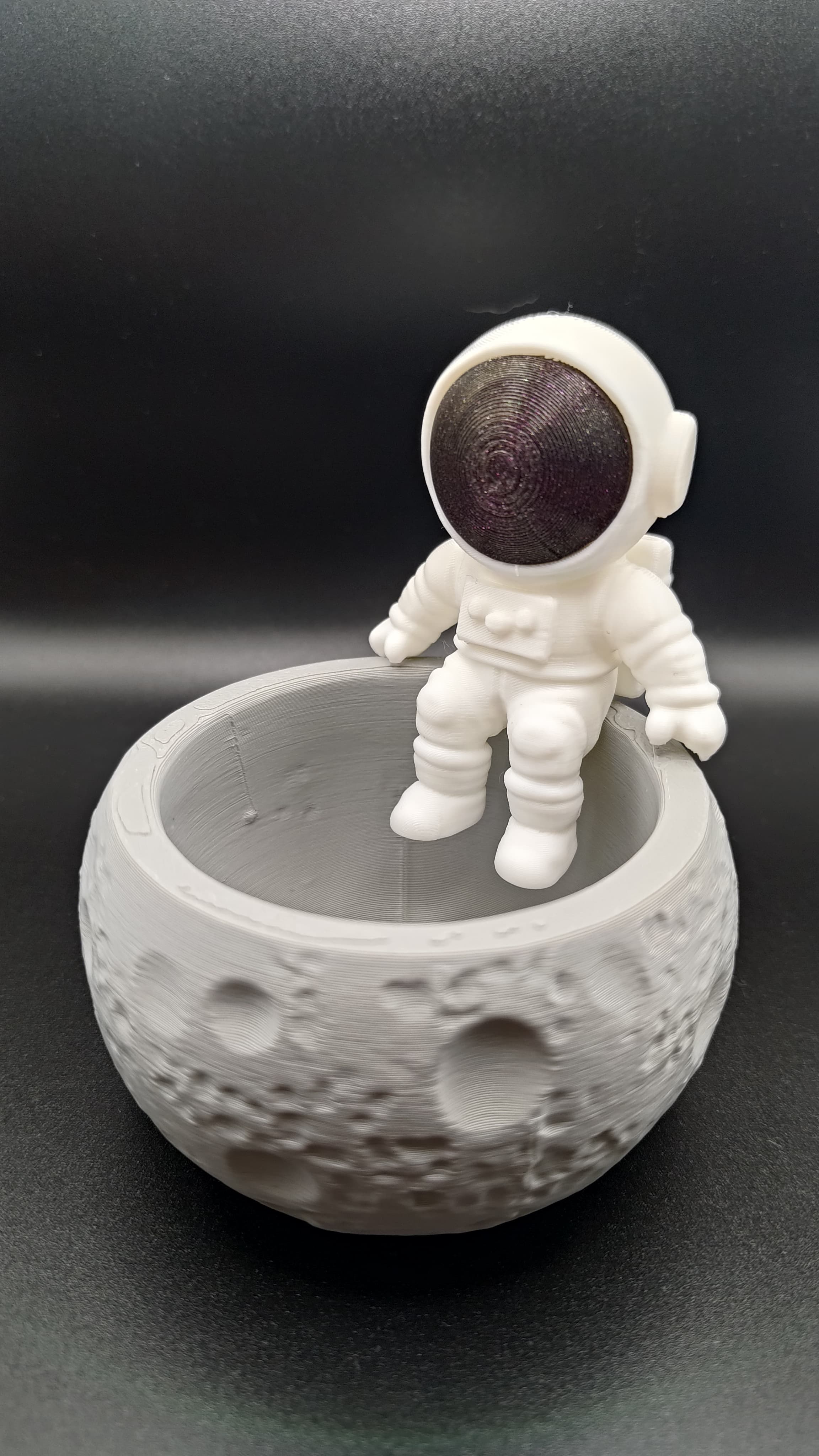 Astronaut moon bowl