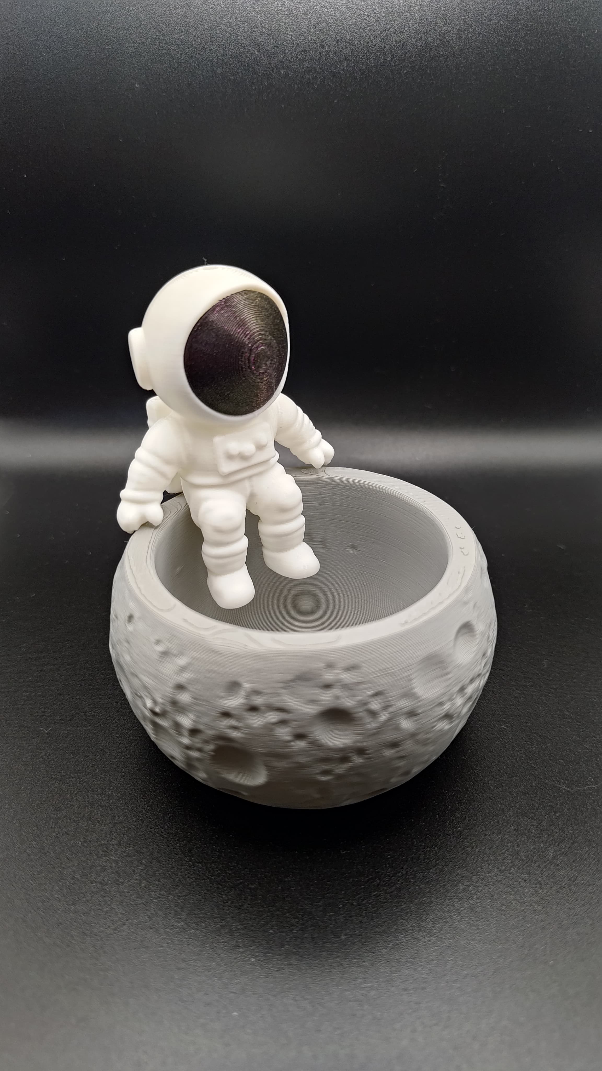 Astronaut moon bowl